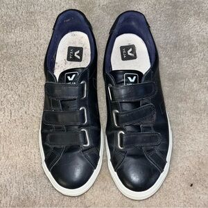 Veja Recife Chromefree Leather Full Black Size 8 Mens